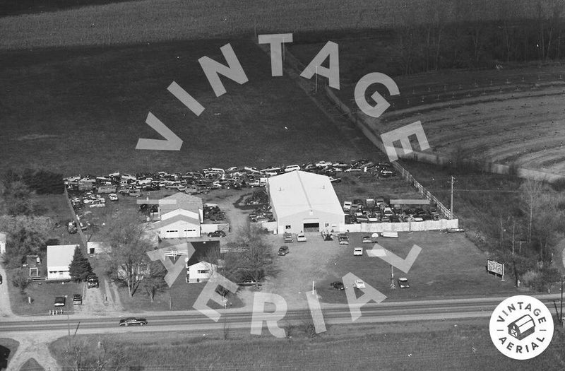 M-53 Drive-In Theatre - Vintage Aerial